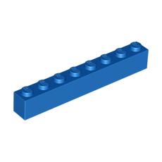 Blue Brick 1 x 8