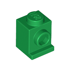 Green Brick, Modified 1 x 1 with Headlight