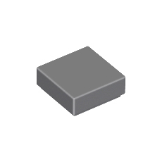 Dark Bluish Gray Tile 1 x 1