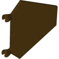 Dark Brown Flag 5 x 6 Hexagonal