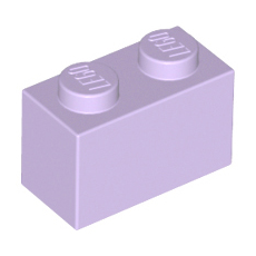 Lavender Brick 1 x 2