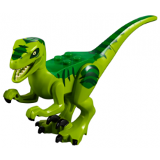 Dinosaur Raptor / Velociraptor with Green Back